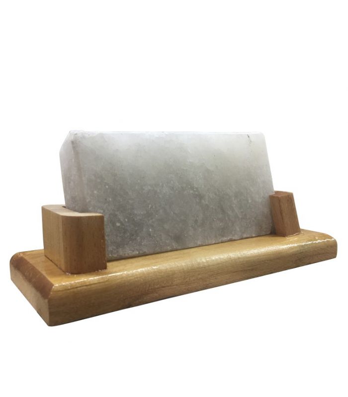 Salt Name Tag with Wooden Base