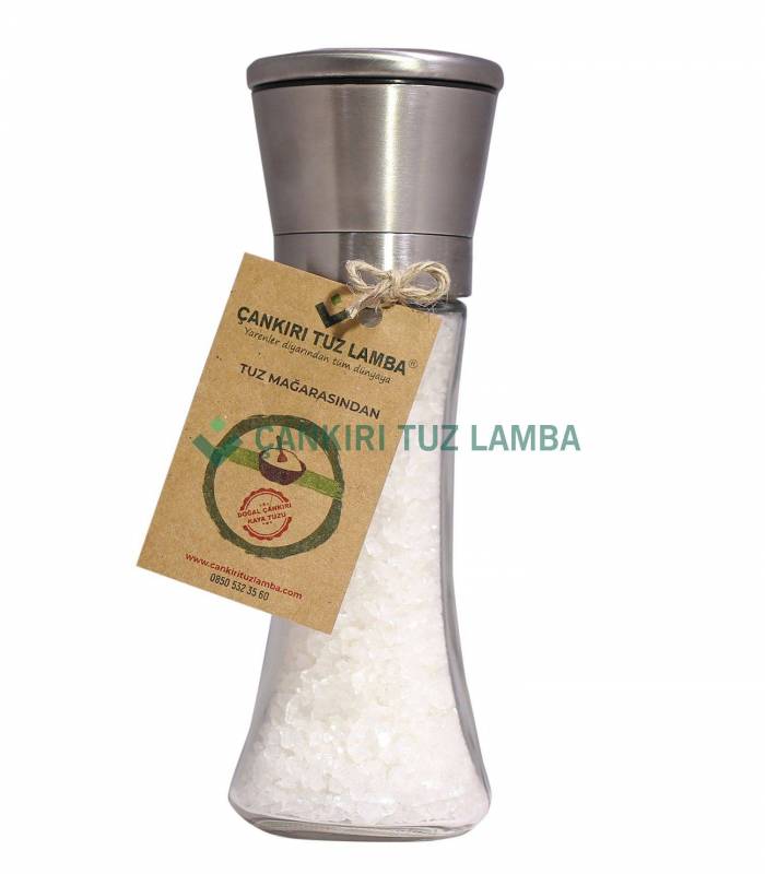 Salt and Spice Grinder with Stainless Steel Lid and Ceramic Blade 1 Piece