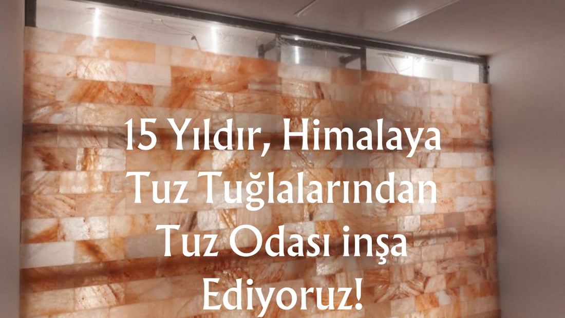 16 Yıldır, Himalaya Tuz Tuğlalarından Tuz Odası İnşa Ediyoruz!