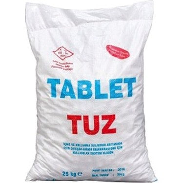 Tablet Tuz 25 Kg – Kare Su Yumuşatma ve Arıtma Tuzu
