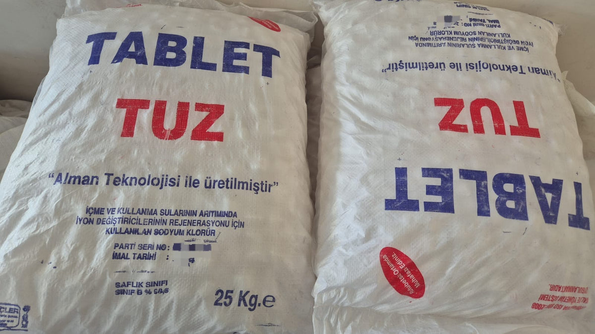 Tablet Tuz 25 Kg – Kare Su Yumuşatma ve Arıtma Tuzu