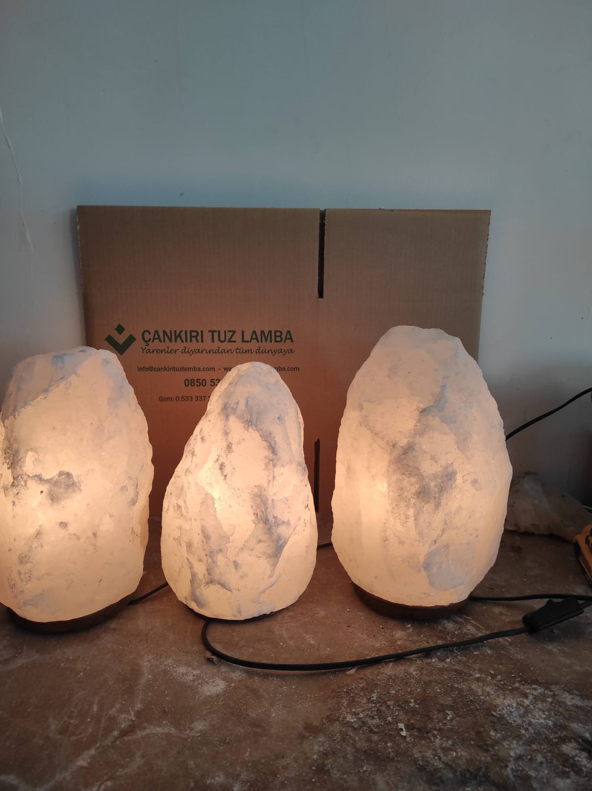 Kreative Natur-Steinsalzlampe 1,5 kg