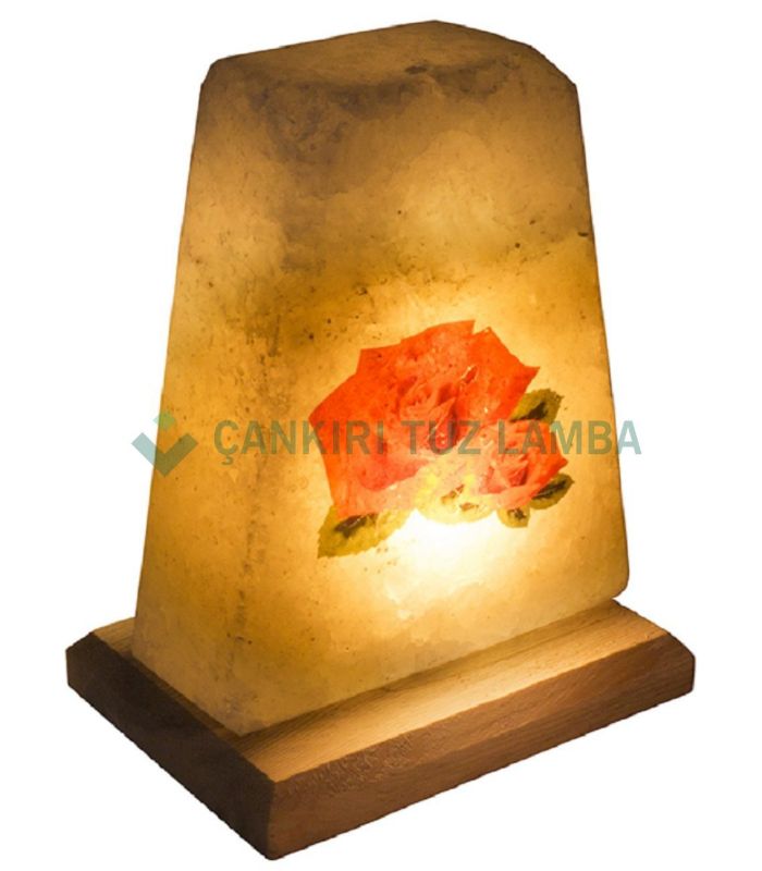 Blumen-Salzlampe