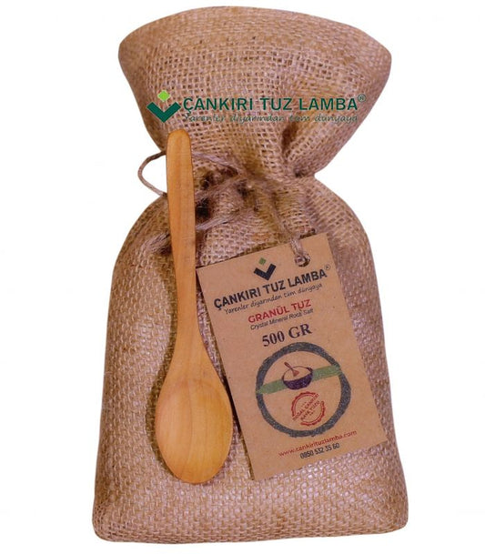Granuliertes Çankırı Kristall-Speisesalz zum Mahlen 500 g
