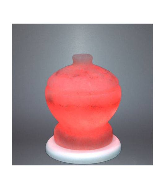 Red Light Sugar Bowl Salt Lamp