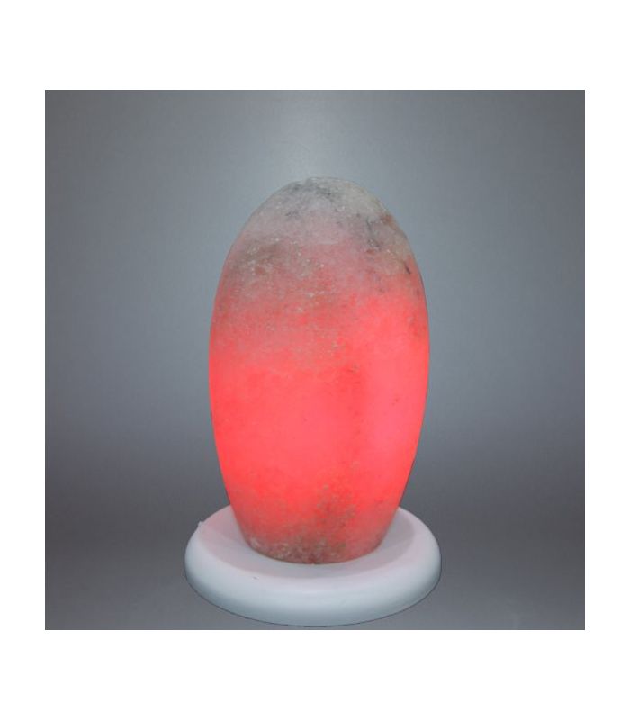 Rote Ei-Salzlampe
