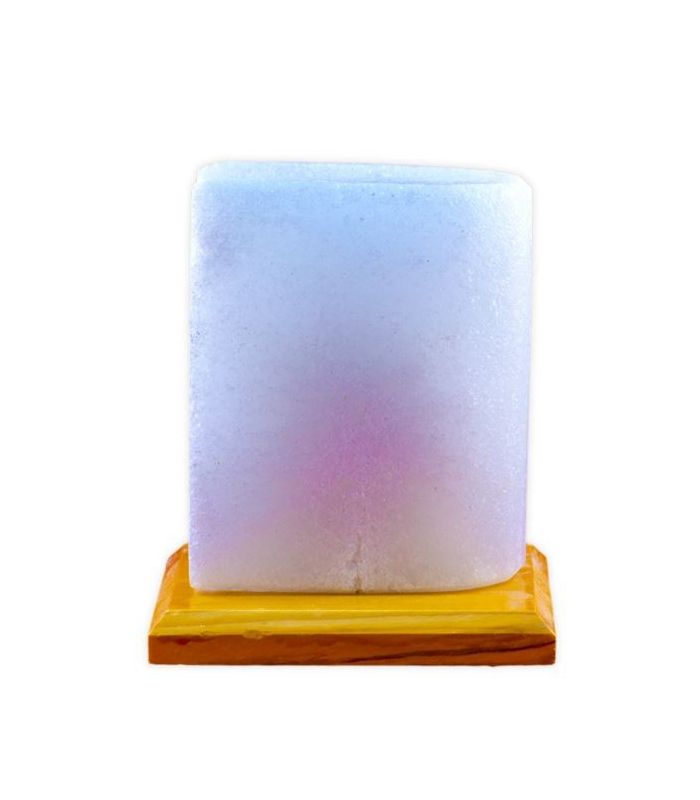 Salzlampe für Bücherregal
