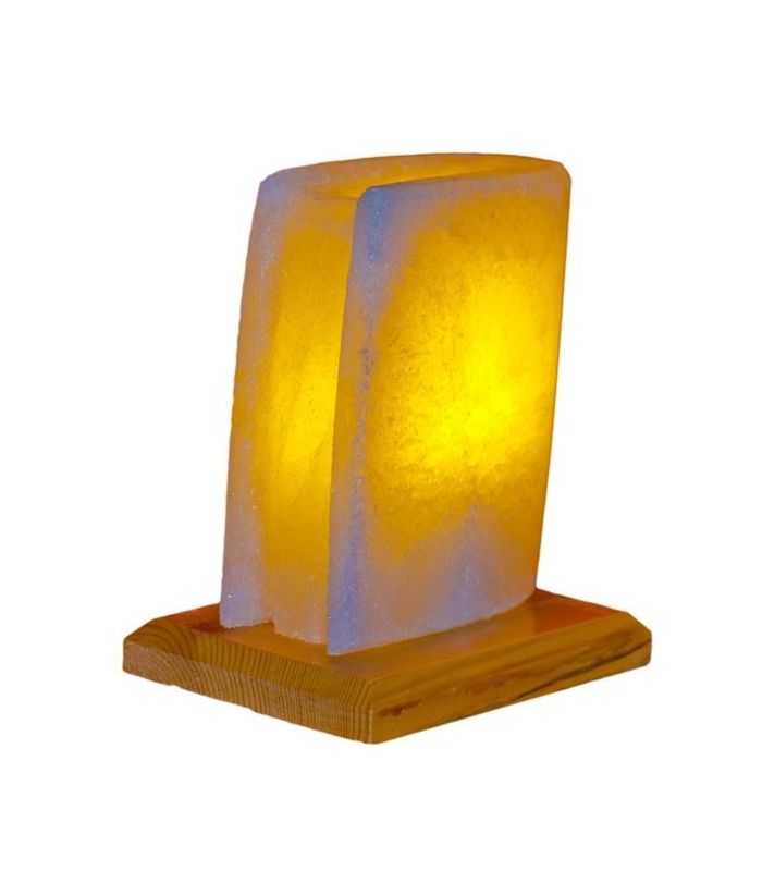 Salzlampe für Bücherregal