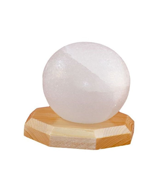 LED Lighted Sphere Ornament Salt Lamp – Classic