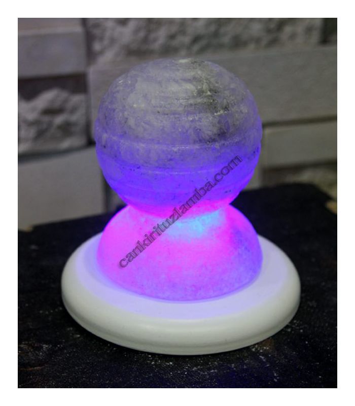 LED-Kugel-Salzlampe