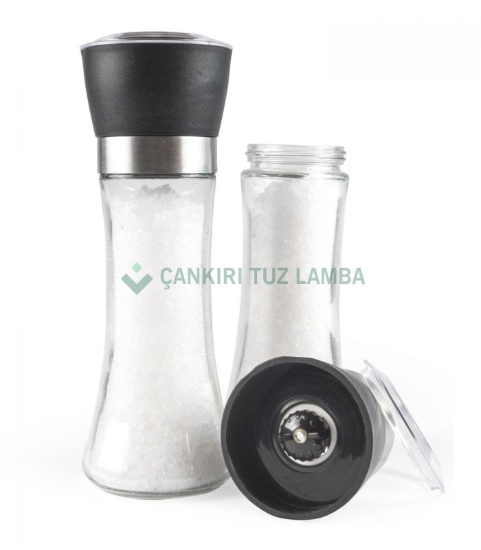 Salt and Spice Grinder with Glass Body and Ceramic Blade, 1 Piece