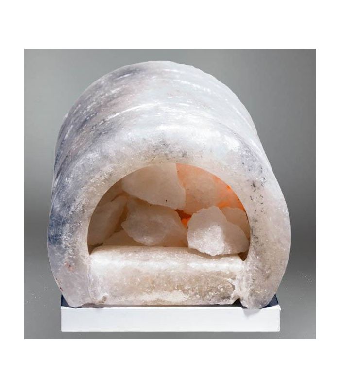 Oval Şömine Tuz Lambası