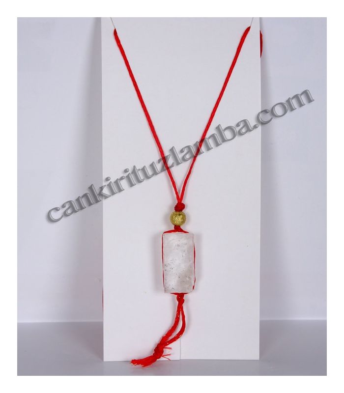 Salt Necklace with Yellow Beads