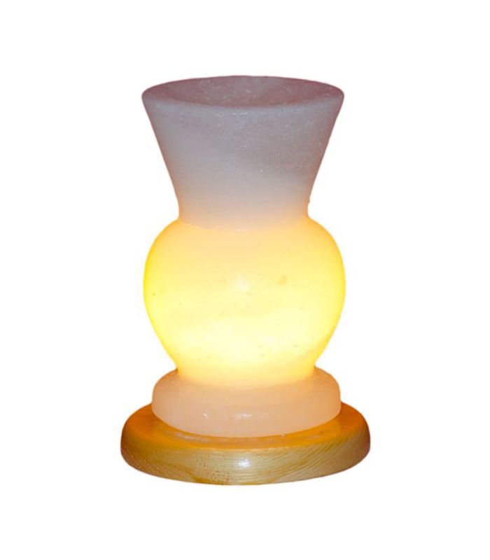 Vase-förmige Salzkristalllampe