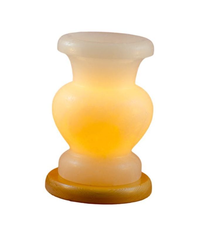Vase-förmige Salzkristalllampe
