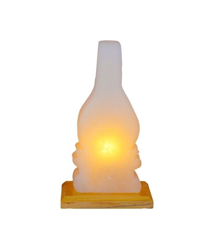 Flache Gas-Salzlampe