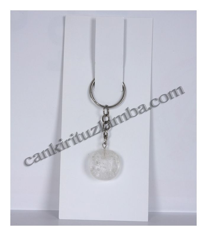Round Salt Keychain