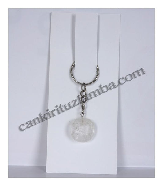 Round Salt Keychain